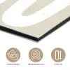Cake - Woord - Japandi - Wit aluminium wit klein -closeup_NL