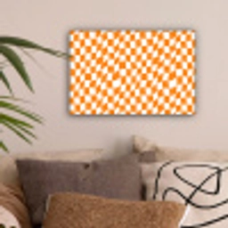 Golvend - Patroon - Oranje canvas 2cm klein 34 -sfeer1