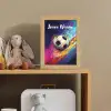 Neon - Voetbal - Kleurrijk Light Box met kabel (Kinderlampje) klein -sfeer2_kind