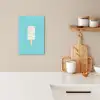 Ijsje - Stokje - Sprinkles - Lichtblauw KitchenYeah - Keuken - Canvas klein -sfeer1