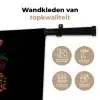 Sierlijk - Boeket - Bladeren Wandkleed katoen klein -sfeer2