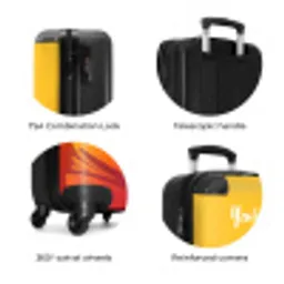 Sunbeam sprinter NBS - Handbagage koffer - Kinderen Unisex middel zzzzzzzbolletjes_ENG