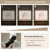 Prinses - Eenhoorn - Pastel Light Box met batterij (Wandlamp kind) middel -USP_dimbaarNL
