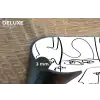 Gezichten - Abstract - Contourlijnen Placemat vinyl groot 368 -closeup