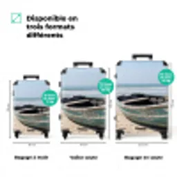 Boot - Zandstrand - Zee NBS - Handbagage koffer - Volwassenen Unisex middel zzzzzzVergelijking_3FR