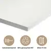 Bloem - Blaadjes - Minimalistisch - Blauw PET vilt klein -closeup_NL