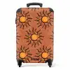 Zonnetjes patroon NBS - Handbagage koffer - Kinderen Unisex middel -productfoto_recht