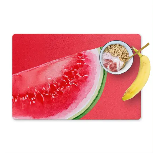 Watermeloen - Rood - Zomers Placemat vinyl groot -zzzproduct_Kitchenyeah-website