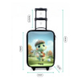 Golf - Dino - Groen Kinderkoffer - Zwart klein -productfoto_formaten