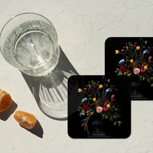 Klassiek - Vaas - Boeket - Bloemen onderzetter kurk middel -sfeer4