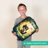 Kat - Vlinder - Bloemen Kinderkoffer - Zwart klein -sfeer4_NL