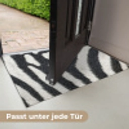 Zebra - Vacht - Klassiek - Zwart - Wit Deurmat klein -USP_DE