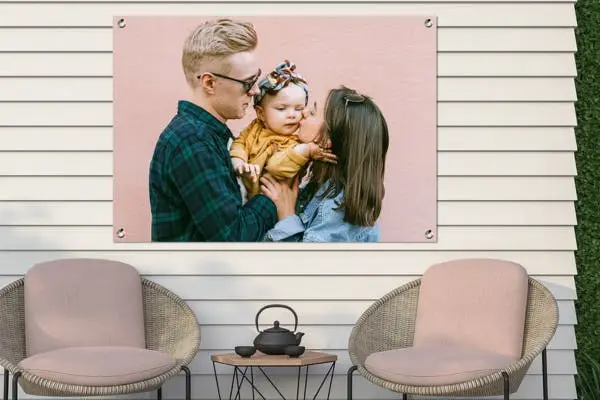 Buiten canvas met foto