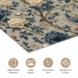 Pauw - Bloemen - Blauw poster papier klein 62 -closeup_NL
