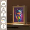 Hond - Kleurrijk - Dier - Dierenhoofd Light Box met kabel klein -USP_NL