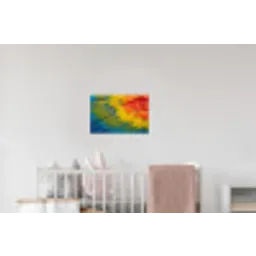 Veren - Ara - Kleurrijk Muursticker klein -kinderkamer
