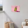 Augurken - Pot - Schaduw - Roze tuinposter los doek klein -sfeer8