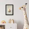 Knoflook - Natuurlijk - Beige fotolijst zwart zonder passe partout klein -usfeer4_kinderkamer