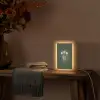 Tulpen - Liefde - Donkergroen Light Box met kabel (Tafellamp) klein -sfeer4
