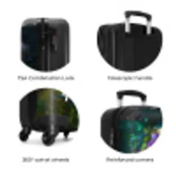 Polly Pup NBS - Handbagage koffer - Kinderen Unisex middel zzzzzzzbolletjes_ENG