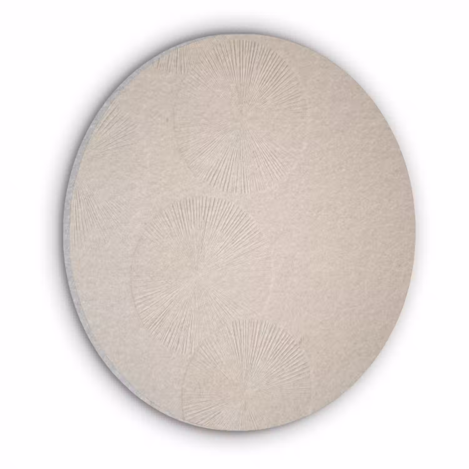 Akustikbild - Rund - Japandi - Beige - Modern