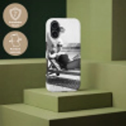 Glamour - Modern - Zwart - Wit Toughcase MagSafe Apple iPhone 17 klein -USP_PrintM_DE