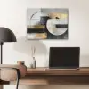 Abstract - Goud - Zilver - Vormen - Aesthetic PET vilt klein -sfeer5