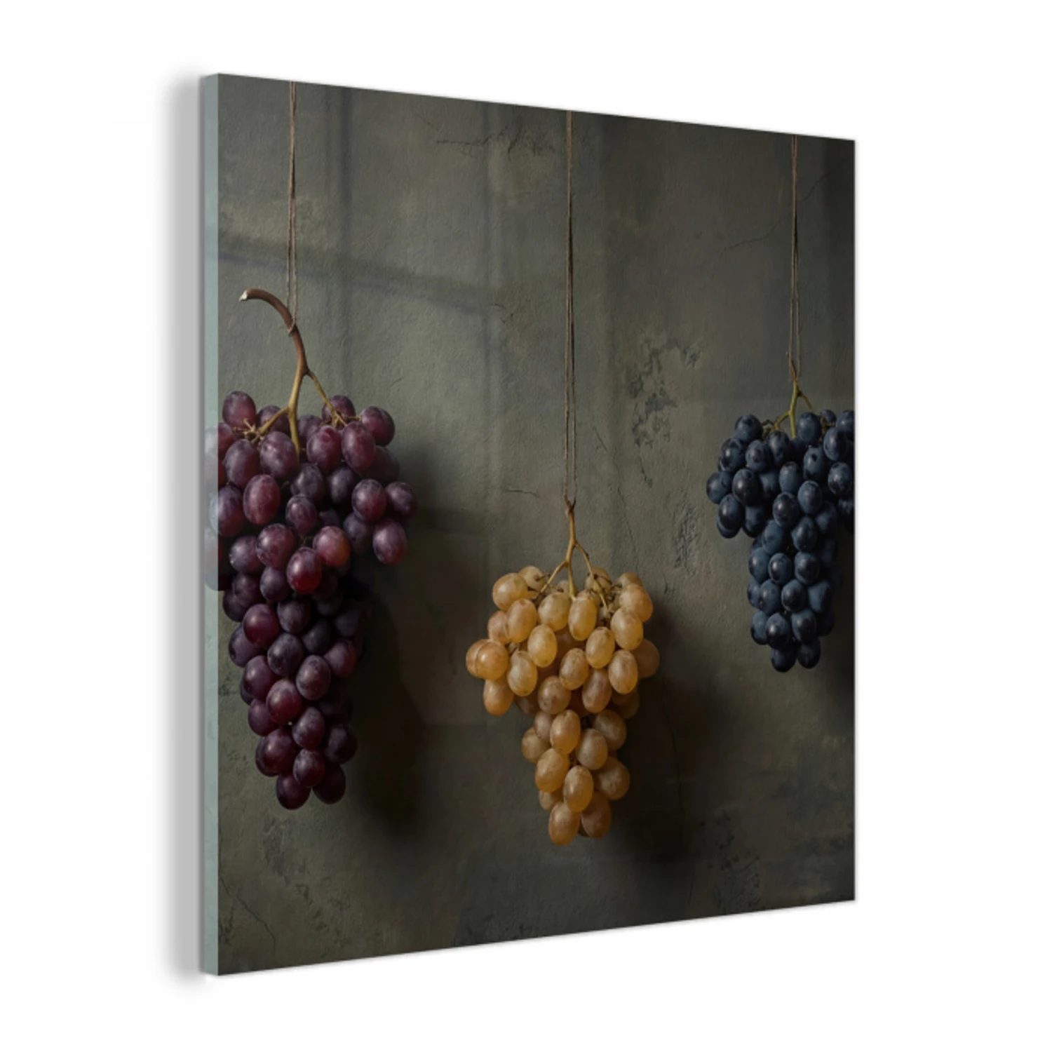 Druiven - Kleurrijk - Muur plexiglas 5mm klein -z3d