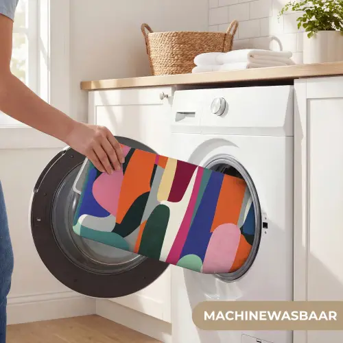 Vormen - Ritmisch - Kleuren - Abstract Badmat klein -USP_WasbaarNL