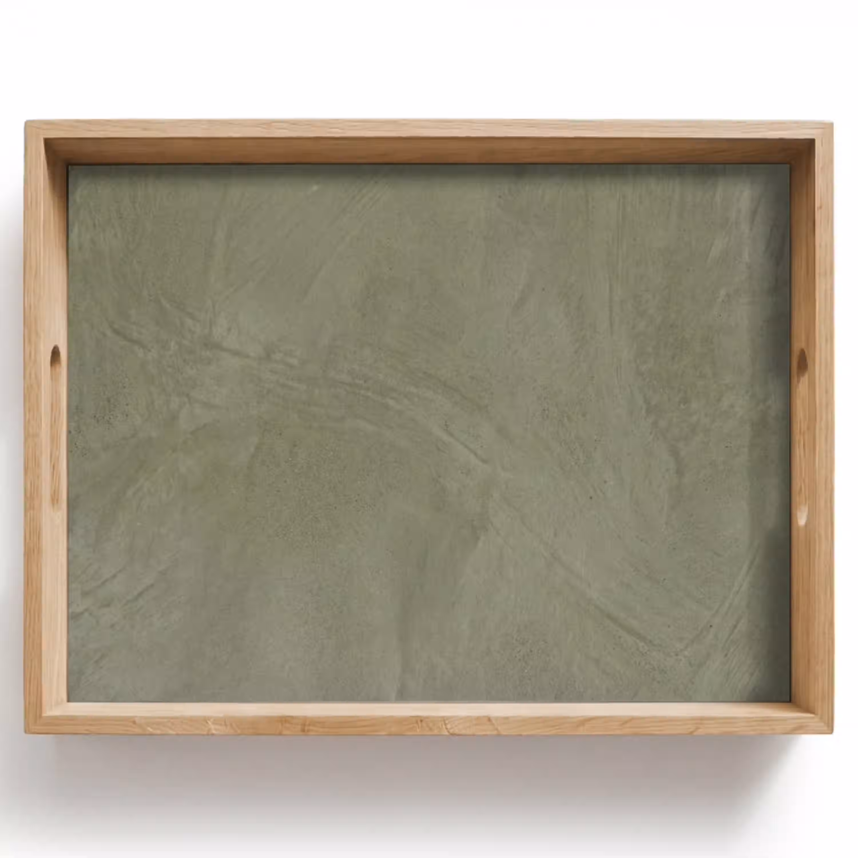 Textuur - Betonlook - Achtergrond - Modern - Groen Dienblad Rechthoek middel -z3d_shopping