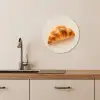Croissant - Brood - Beige KitchenYeah - Keuken - Wandcirkel Forex klein -sfeer3