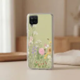 Botanisch - Bloemen - Kleurrijk Telefoonhoesje Samsung Galaxy A12 klein -sfeer2
