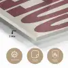 Koffie -Japandi - Rood - Vintage plexiglas 5mm klein -sfeer2