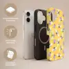 Insecten - Patroon - Geel - Paars - Kleurrijk Toughcase MagSafe Apple iPhone 17 klein -USP_Lagen_NL