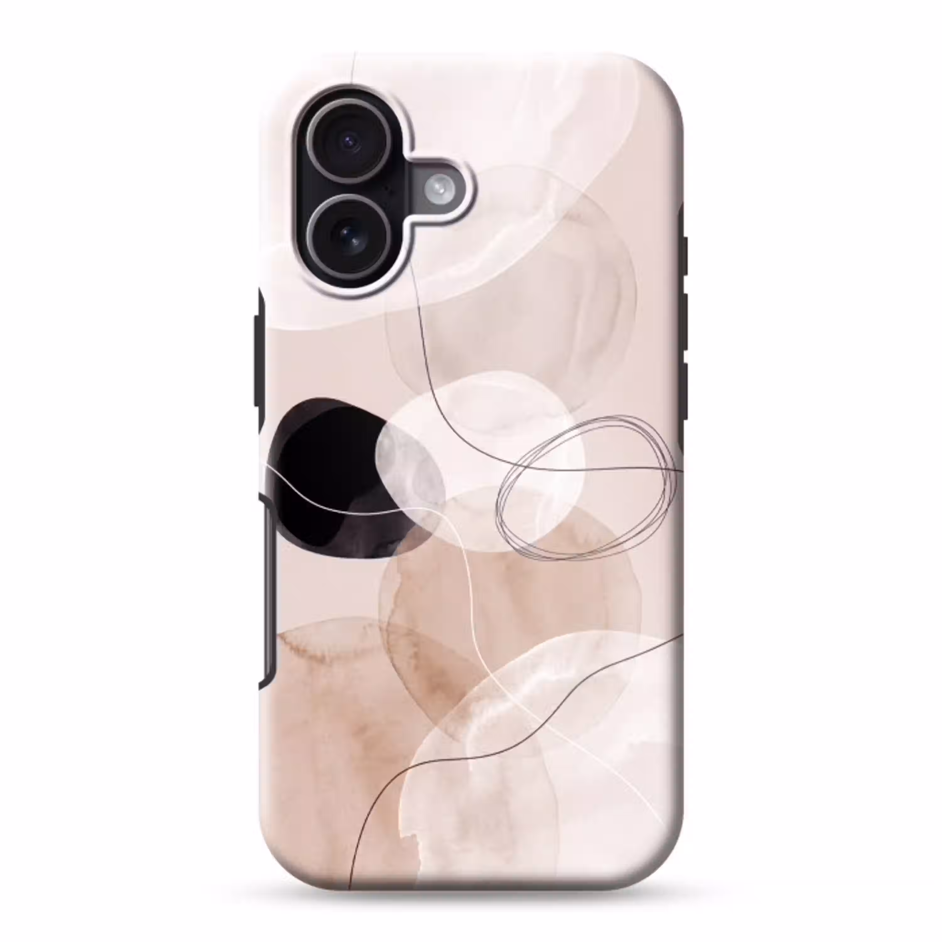 Lijnen - Golvend - Kunst Toughcase MagSafe Apple iPhone 17 klein -3d