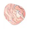 Marmer - Pastel - Roze - Blauw - Marmerlook - Abstract Wandcirkel Organisch Forex 3mm klein -3d