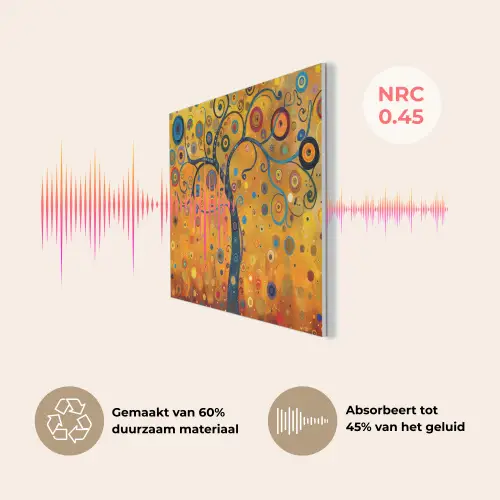 Abstract - Boom - Levensboom - Modern PET vilt klein -USP_NL