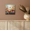 Bloemen - Kunst - Natuur - Olieverf aluminium wit klein -sfeer4