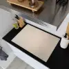 Japandi - Beige - Modern Inductie beschemer met haakjes klein -sfeer1