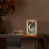 Moskee - Halve maan - Goud - Ramadan - Islamitische Light Box met kabel (Tafellamp) klein -sfeer4