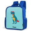 Dino - Dier - Zonnebril Kinderrugzak - Blauw middel -schuin