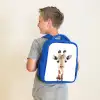 Gerrie Giraffe Kinderrugzak - Blauw middel -sfeer2
