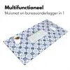 Patroon - Tegel - Blauw Muismat XXL klein 681 -sfeer4