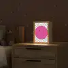 Smiley - Roze - Stippen Light Box met kabel (Kinderlampje) klein -sfeer1_kind