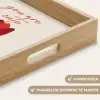 Roos - Rood - Bloem - Valentijn Dienblad Rechthoek middel -USP_HandgreepNL