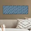 Klein - Oceaan - Golven - Blauw canvas 2cm klein 828 -sfeer3