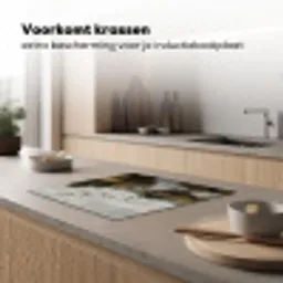 Eenden - Rivier - Landschap - Vlucht - Nostalgisch Inductie beschermer vinyl 3mm middel -sfeer1