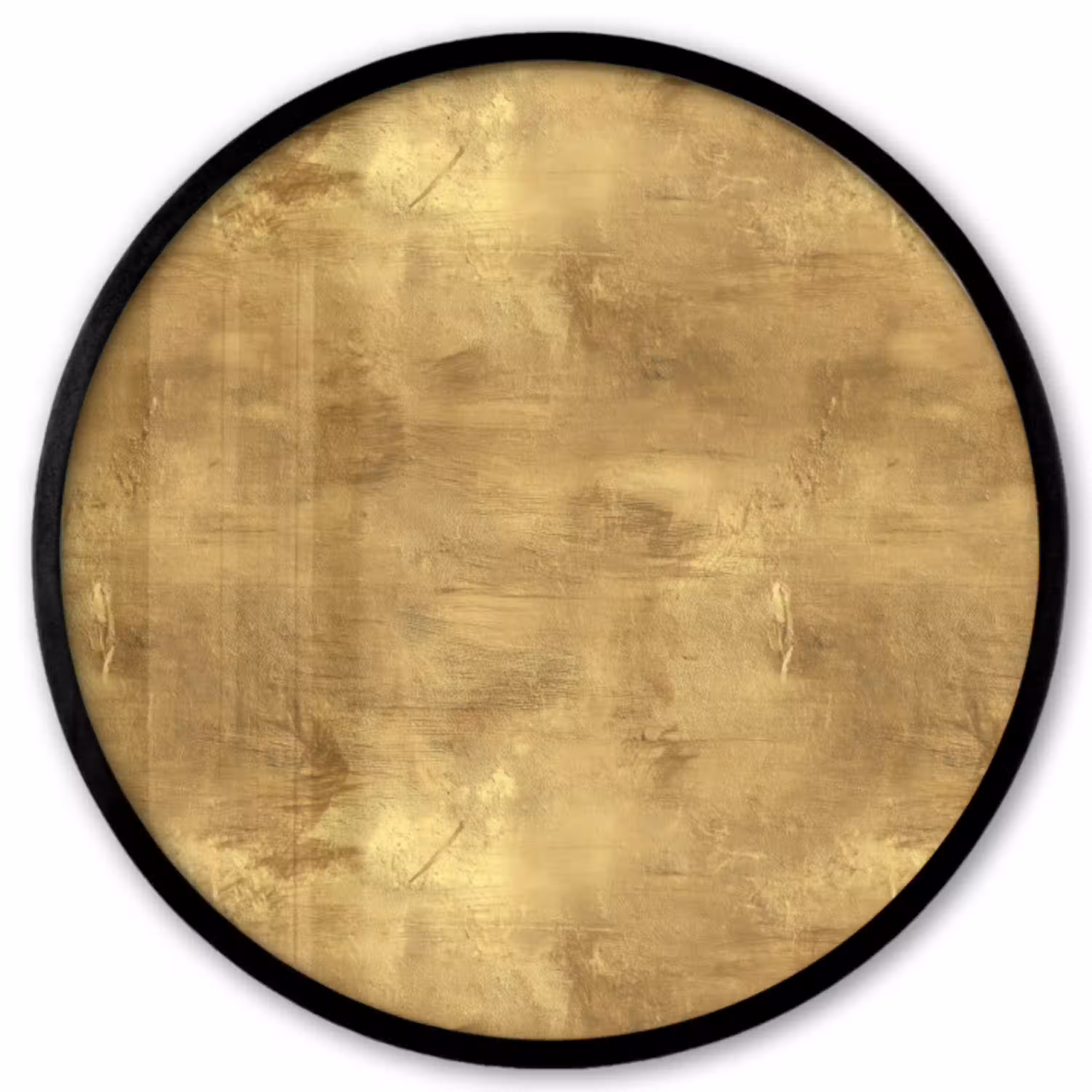 Industrieel - Textuur - Goud Fotolijst rond zonder passe partout klein 856 -3d