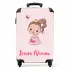Prinsesje roze NBS - Handbagage koffer - Kinderen Unisex middel -productfoto_recht