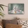 Hondjes - Badkuip - Badeendjes - Handdoeken canvas 2cm klein -sfeer1